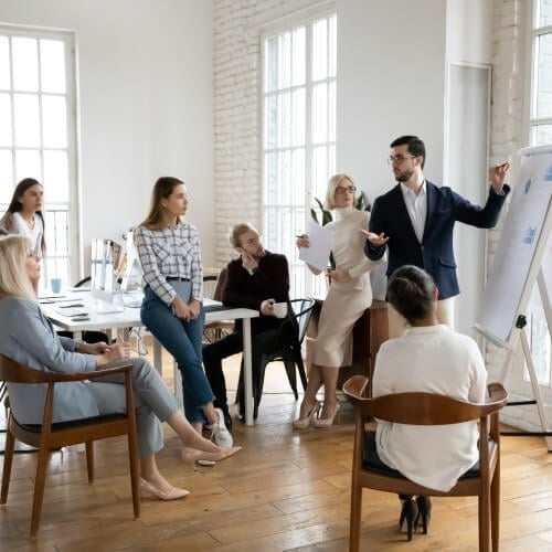 tmf group small business colleagues in a meeting