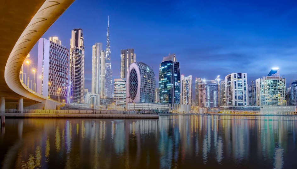 Business district central of Dubai