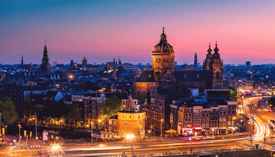 Amsterdam skyline, the Netherlands